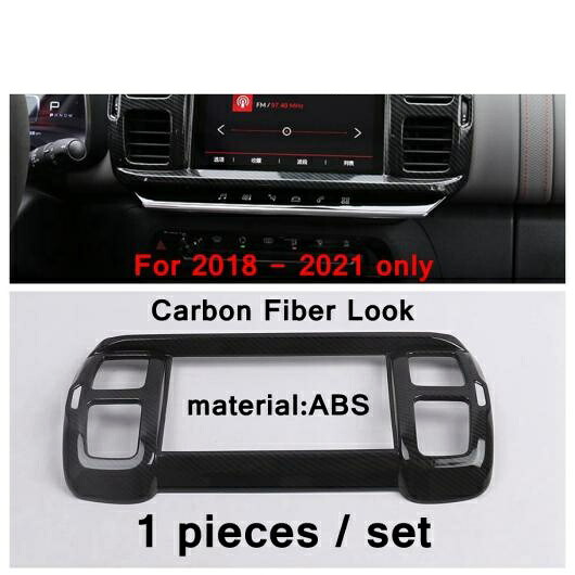 ドア ハンドル ボウル/ステアリング ホイール/A ピラー カバー トリム カーボン調 インテリア キット 適用: シトロエン/CITROEN C5 エアクロス 2018-2022 2018 2021 AL-PP-4088 AL Interior parts for cars