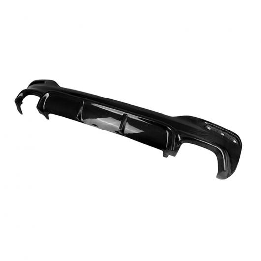 V タイプ リアル カーボンファイバー リア リップ スポイラー ディフューザー ボディ キット 適用: BMW 5シリーズ G30 G38 520 530 540LI M-スポーツ 2018 アップ ブラック AL-OO-1963 AL Exterior parts for cars