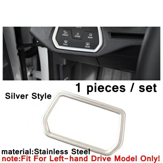 インテリア キット アクセサリー 適用: VW フォルクスワーゲン/VOLKSWAGEN ID.4 ID4 2021 2022 リア トランク コントロール ボタン カバー トリム ガーニッシュ フレーム シルバー タイプ6 AL-PP-4216 AL Interior parts for cars｜オートパーツエージェンシー