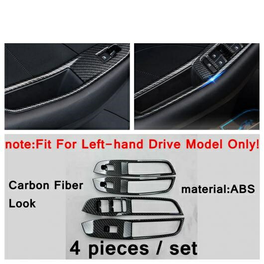 カーボン調 インテリア キット ABS 適用: MG ZS EV 2018-2021 アクセサリー ウインドウ A ピラー 装飾 ステッカー タイプ3 AL-PP-4284 AL Interior parts for cars｜オートパーツエージェンシー