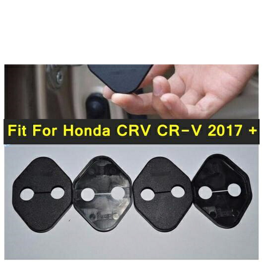 インナー ドア ロック バックル プロテクター カバー トリム 4ピース 適用: ホンダ CRV CR-V 2017-2020 プラスチック インテリア キット AL-PP-4416 AL Car parts