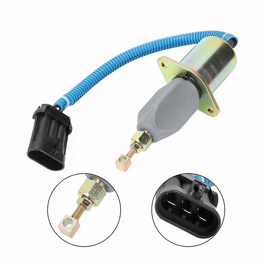 ストップ ソレノイド 3800723 3931570 SA-4981-12 SA-4981-24 適用: カミンズ エンジン 12V・24V AL-PP-4495 AL Car parts