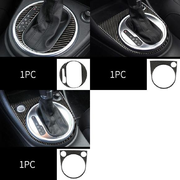 カーボンファイバー 適用: フォルクスワーゲン/VOLKSWAGEN ビートル 2013-2019 インテリア 装飾 トリム タイプ1～タイプ3 AL-PP-4498 AL Interior parts for cars