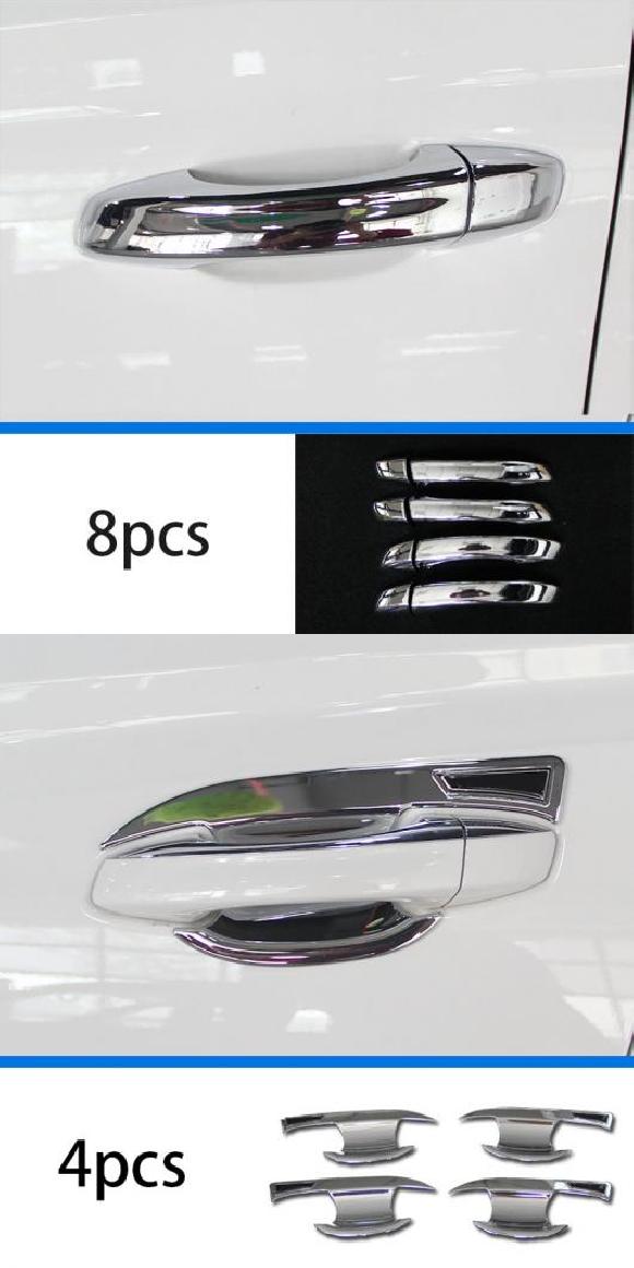 適用: シュコダ カミック 2018-2020 GT ハンドル ドア ボウル 保護 カバー 装飾 ストリップ タイプ2・タイプ3 AL-PP-4675 AL Exterior parts for cars