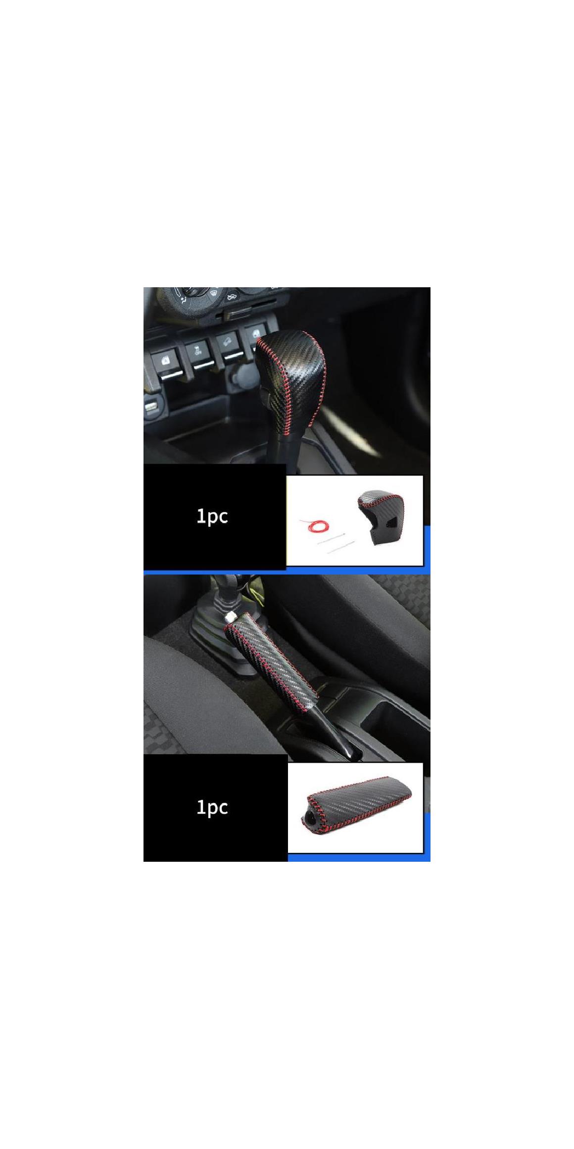 1ピース 適用: スズキ ジムニー 2019-2020 JB64-JB74 ギア ヘッド カバー ハンド ブレーキ カバー 保護 装飾 タイプ1・タイプ2 AL-PP-4869 AL Car parts