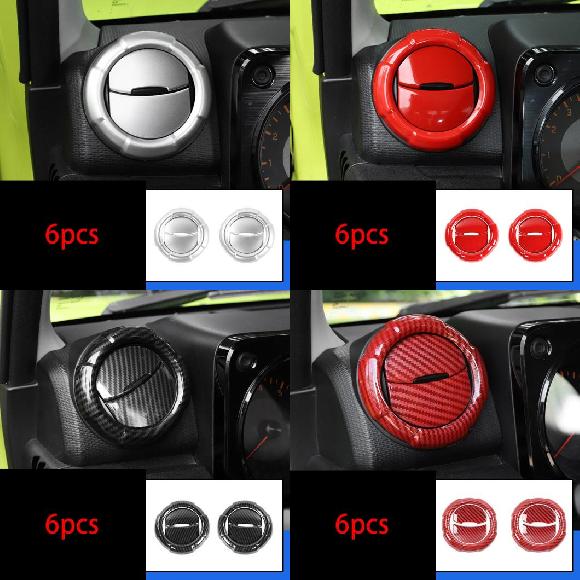適用: スズキ ジムニー 2019-2020 JB64-JB74 エアコン吹き出し口 装飾 タイプ5~タイプ8 AL-PP-4883 AL Car parts