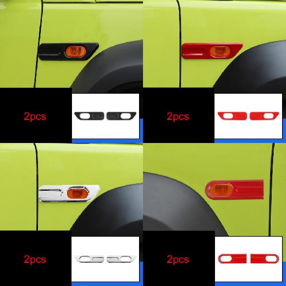 2ピース 適用: スズキ ジムニー 2019-2020 JB64-JB74 コーナリング ランプ 装飾 フレーム タイプ1～タイプ4 AL-PP-4893 AL Car parts 28,256円