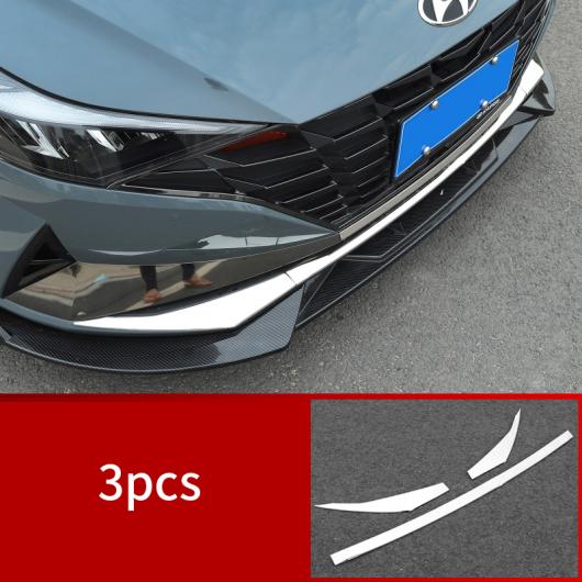 3ピース 適用: ヒュンダイ/現代/HYUNDAI エラントラ 2021 フロント バー エクステリア 装飾 スパンコール ペースト AL-PP-4991 AL Car parts｜オートパーツエージェンシー