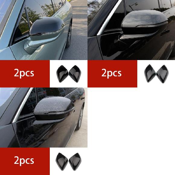 2ピース 適用: NIO ES8/EC6 リア ビュー ミラー カバー 装飾 保護 シェル タイプ1~タイプ3 AL-PP-5085 AL Car parts