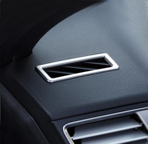 2ピース 適用: ベンツ 2009-20015 E クラス E200 E260 E300 インストルメント パネル 通気口 リング ステッカー AL-PP-5142 AL Interior parts for cars|オートパーツエージェンシー