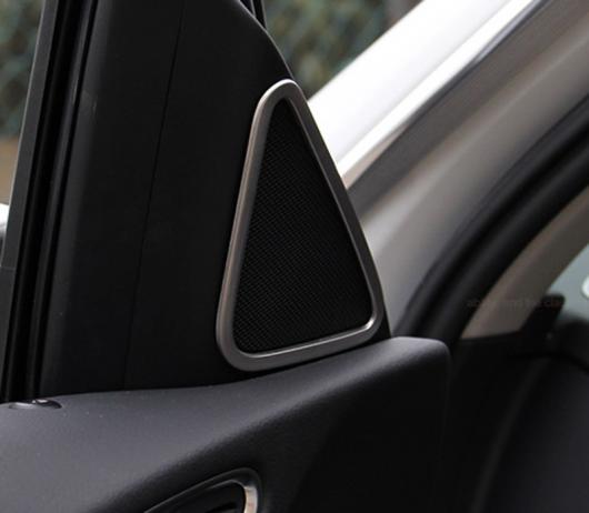 2ピース 適用: アウディ/AUDII Q3 2013-2017 インナー スモール ホーン リング ホーン リング ステッカー AL-PP-5203 AL Interior parts for cars