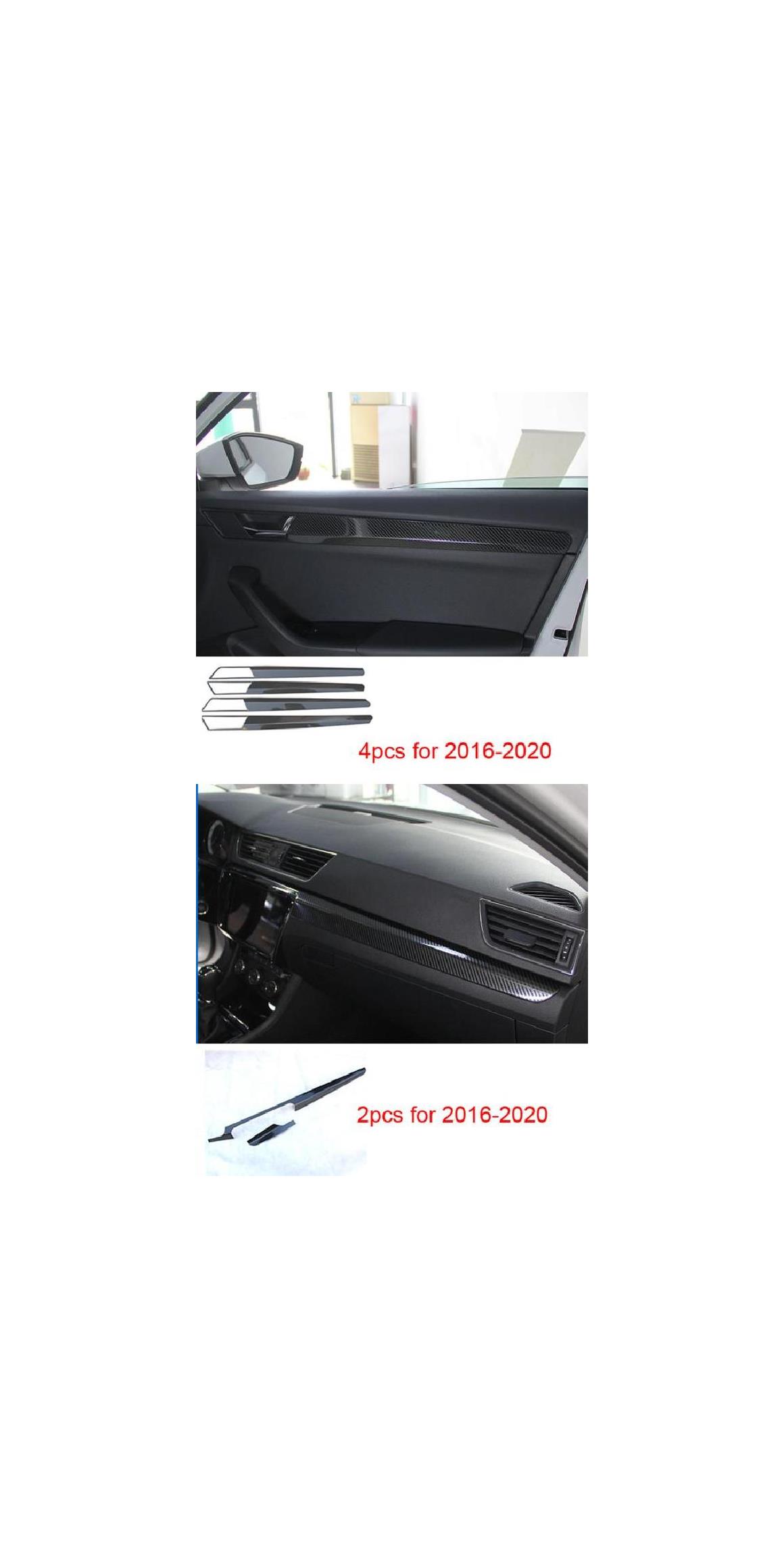 カーボン パターン 適用: シュコダ スペルブ 2016-2021WINDOW レギュレーター インストルメント パネル 通気口 ブライト ストリップ 装飾 フレーム タイプ15・タイプ17 AL-PP-5083 AL Car parts｜オートパーツエージェンシー