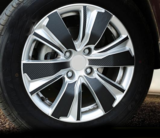 ブラック 1セット 適用: プジョー/PEUGEOT 2008 4 タイヤ カーボン ファイバー ステッカー ハブ 装飾 ステッカー AL-PP-5272 AL Exterior parts for cars 8,208円