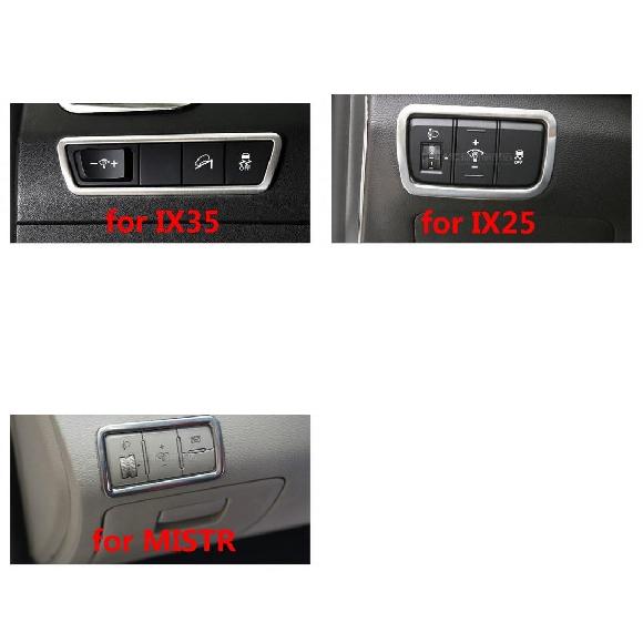1ピース ステンレス スチール 適用: ヒュンダイ/現代/HYUNDAI IX35 IX25 ミストラ ヘッドライト スイッチ トリム IX35～MISTR AL-PP-5275 AL Exterior parts for cars｜オートパーツエージェンシー 10,496円