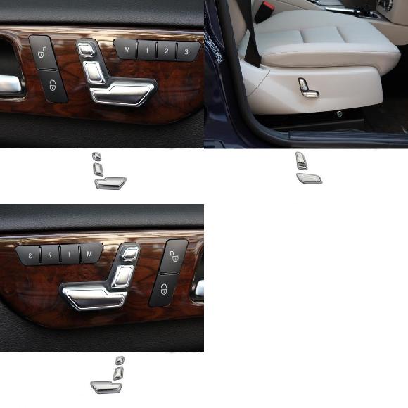 適用: ベンツ A/B/C/E クラス CLA CLS GLK GL シート プッシュ ボタン 装飾 カバー 適用: インフィニティ/INFINITI Q30 2016 3ピース・2ピース AL-PP-5282 AL Exterior parts for cars