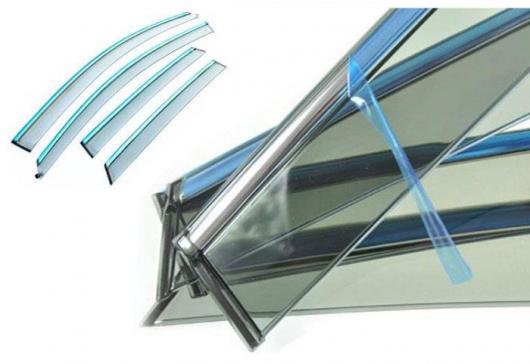 4ピース 適用: ホンダ アコード 2008-2012 ウィンドウ バイザー AL-PP-5539 AL Exterior parts for cars|オートパーツエージェンシー