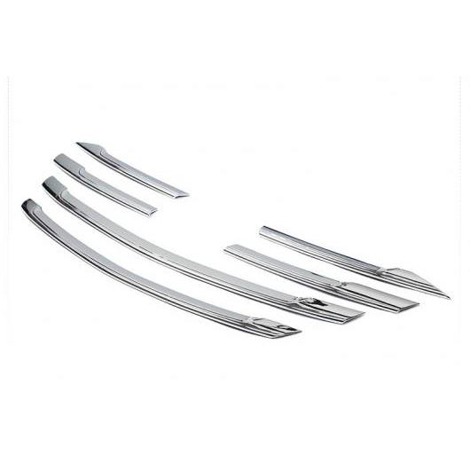 6ピース 適用: マツダ CX-4 フロント グリル ストリップ 色 シルバー タイプ1 AL-PP-5722 AL Exterior parts for cars