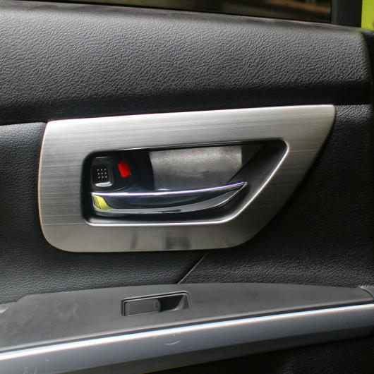 4ピース 適用: スズキ S-クロス インナー ハンドル 装飾 フレーム ステンレス スチール AL-PP-6076 AL Interior parts for cars
