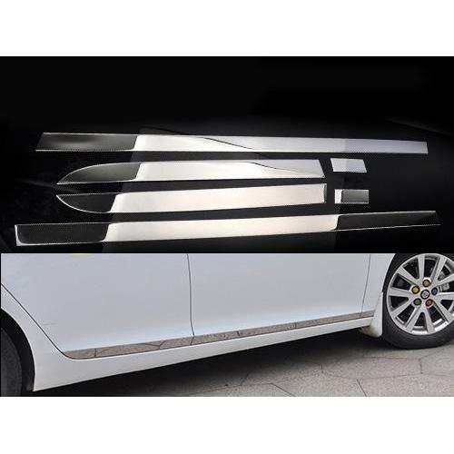 6ピース ステンレス スチール 適用: シボレー/CHEVROLET マリブ 2012-2018 アンダー ドア エッジ ボディ 装飾 ブライト ワイプ ストリップ ステッカー タイプ1 AL-PP-6175 AL Exterior parts for cars