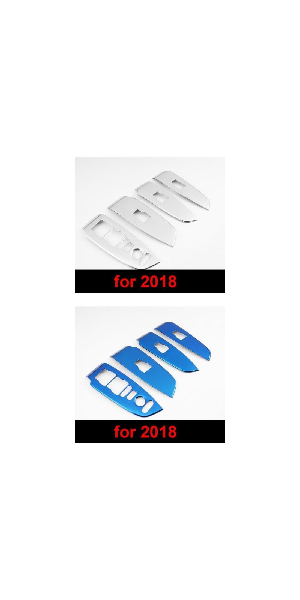 4ピース 適用: ホンダ アコード 2014-2016 2017 2018 ドア ガラス リフティング パネル 装飾 フレーム 2018 AL-PP-6219 AL Interior parts for cars