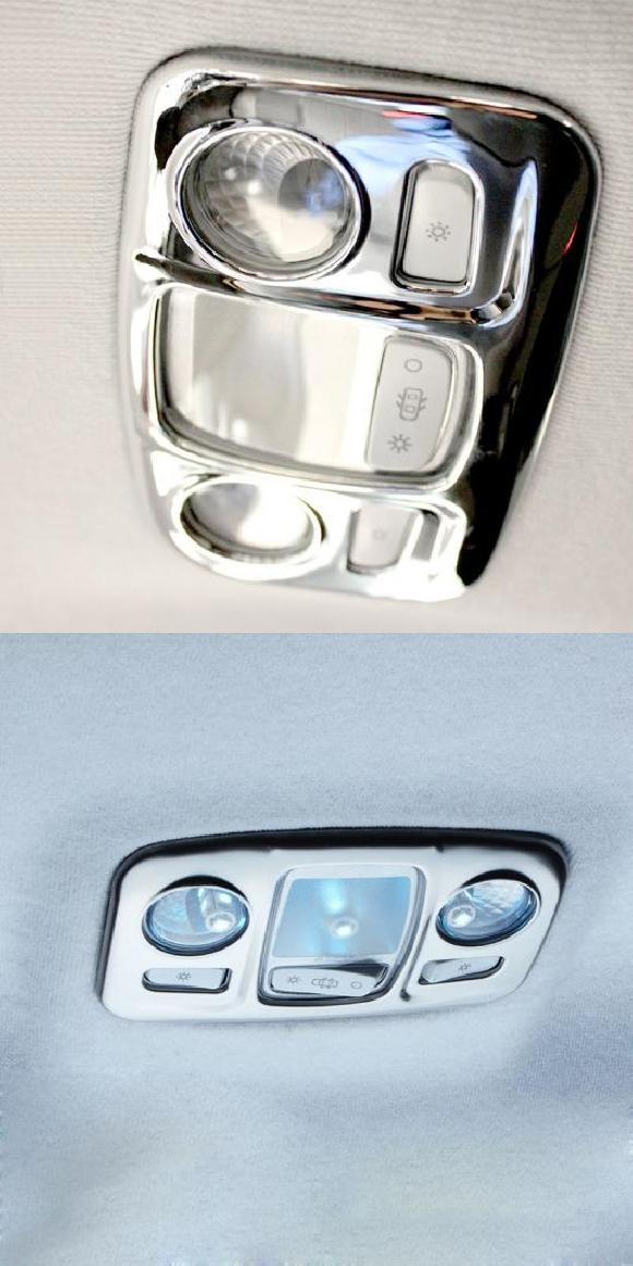 1ピース 適用: プジョー/PEUGEOT 2008 2014-2016 フロント リア リード ライト フレーム ステッカー 1ピース AL-PP-6330 AL Interior parts for cars
