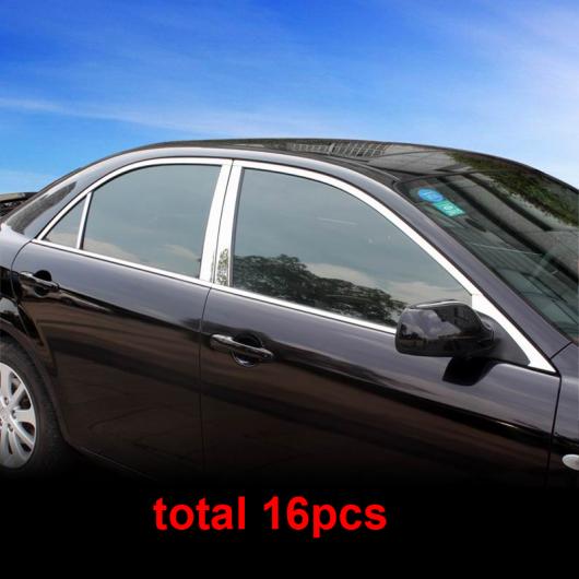 16ピース 適用: MAZDA6 2003-2012 ウインドウ トリム ステンレス スチール 装飾 AL-PP-6381 AL Exterior parts for cars｜オートパーツエージェンシー
