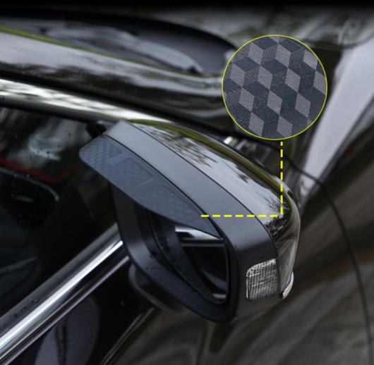 2ピース 適用: マツダ CX-3 2017-2018 バックミラー ミラー レイン アイブロー AL-PP-6438 AL Exterior parts for cars