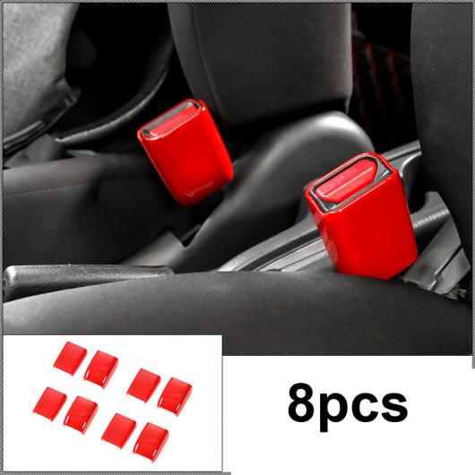 8ピース 適用: スズキ ジムニー シート ベルト ソケット 装飾 カバー AL-PP-6474 AL Interior parts for cars