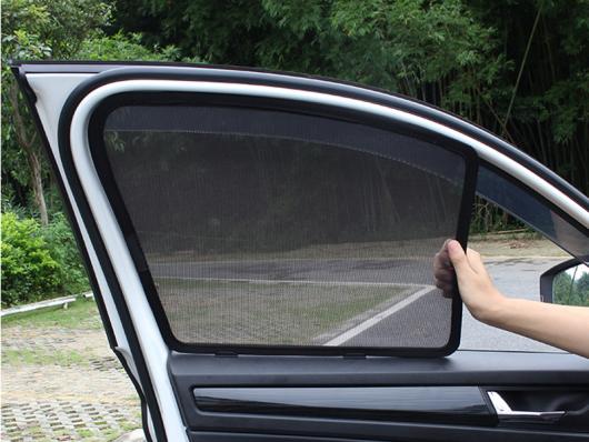 6ピース 適用: シュコダ コディアック サイド ウインドウ シェード 磁石 AL-PP-6581 AL Exterior parts for cars