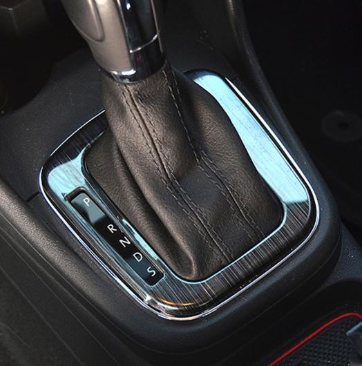 1ピース 適用: VW ポロ 2011-2017 ギア ポジション 装飾 フレーム ブラック ステンレス スチール AL-PP-6617 AL Interior parts for cars｜オートパーツエージェンシー