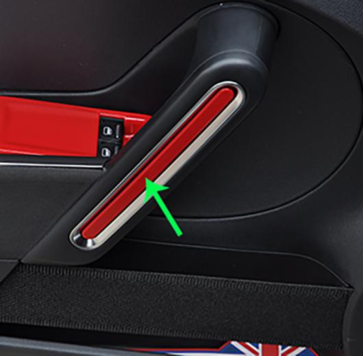 2ピース 適用: フォルクスワーゲン/VOLKSWAGEN ビートル 2013-2019 インサイド ドア ハンドル 装飾 ストリップ ABS AL-PP-6775 AL Interior parts for cars