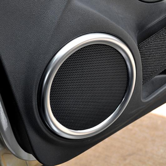 4ピース 適用: フォルクスワーゲン/VOLKSWAGEN ビートル 2013-2018 オーディオ リング ドア ステレオ 装飾 リング AL-PP-6830 AL Interior parts for cars