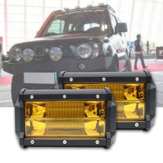 2ピース 防水 5インチ 72W LED ワーク ライト 適用: ドライビング フォグランプ オフロード トラック SUV ブラック AL-PP-7184 AL Car parts