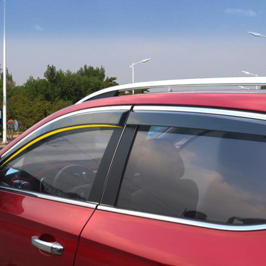 4ピース 適用: MG ZS 2017-2020 EZS ウィンドウ バイザー ウインドウ サニー AL-PP-7085 AL Exterior parts for cars