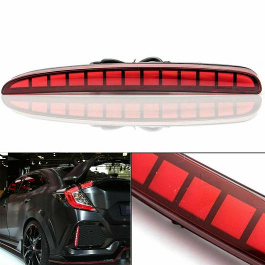 適用: ホンダ シビック 2017-2018 タイプ R ハッチバック LED ブレーキ ライト リア バンパー リフレクター ドライビング フォグランプ AL-PP-7135 AL Car parts