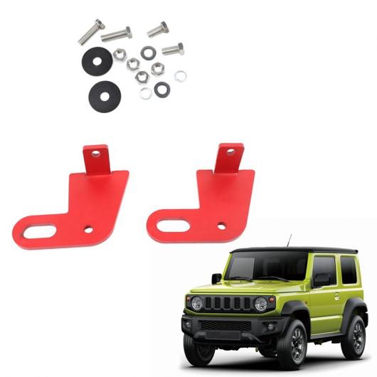 リア バンパー トレーラー 牽引 フック キット 適用: スズキ ジムニー 2019 2020 2021 JB64 JB74 エクステリア アクセサリー スタイリング レッド AL-PP-7230 AL Exterior parts for cars