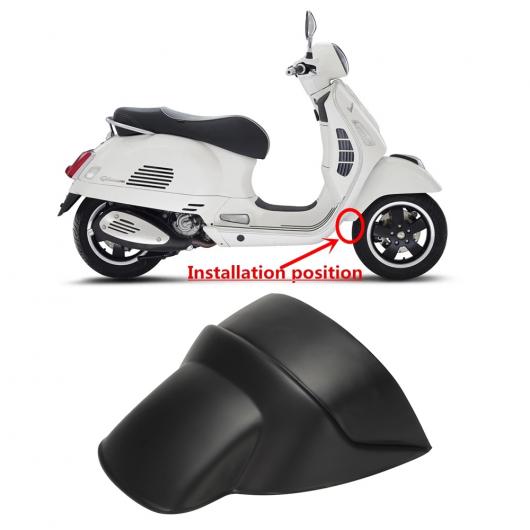 オートバイ アクセサリー フロント フェンダー エクステンション 適用: ベスパ GTS125 GTS250 GTS300 GTV300 2005-2021 マッドガード スプラッシュ ガード ブラック AL-PP-7687 AL Car parts