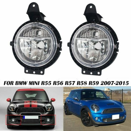 1ペア フロント バンパー フォグライト ドライビング ランプ 適用: BMW ミニ クーパー R55 R56 R57 R58 59 2006-2014 63172751295 AL-PP-7544 AL Car parts|オートパーツエージェンシー