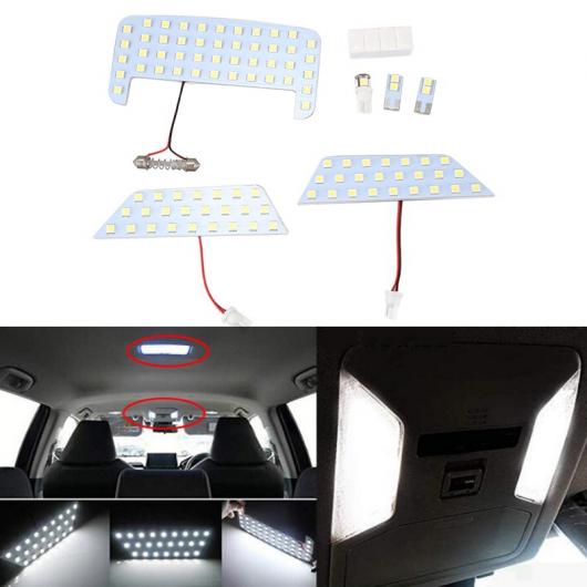 適用: インテリア LED ライト トヨタ RAV4 XA50 2019 2020 2021 2022 ランプ SMD ウルトラ ブライト ドーム リード ライト 6ピース/セット タイプ1 AL-PP-8167 AL Car parts｜オートパーツエージェンシー