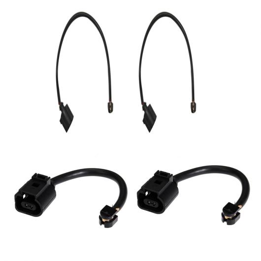 2ペア フロント+リア ブレーキ パッド センサー 95861236500 95861236550 適用: トゥアレグ 7P5 7P6-ポルシェ/PORSCHE カイエン 92A-パナメーラ 970 ブラック AL-PP-8295 AL Car parts