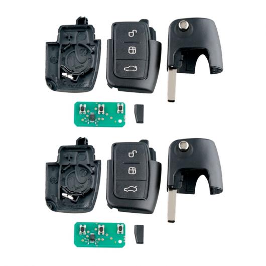 2ピース スマート リモート キー 3 ボタン 適用: フォード/FORD フォーカス フィエスタ 2013 フォブ ケース 433MHZ タイプ1 AL-PP-8342 AL Car parts
