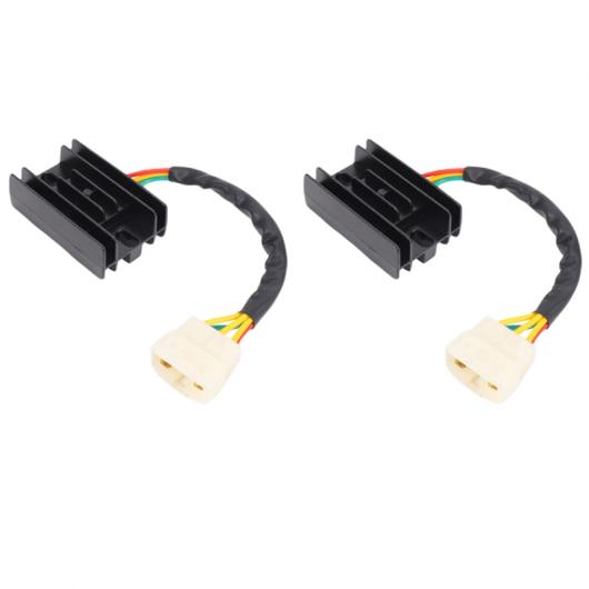 2ピース 電圧 レギュレーター 整流器 適用: スズキ DR-Z250 LT-F160 LT-F250 LT-F300 LT160E LT-4WD LT-F4WDX クアッド ランナー キング AL-PP-8109 AL Car parts
