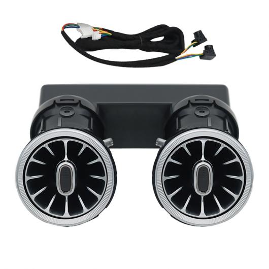 リア エアコン ベント 64色 LED タービン ライト 適用: メルセデス ベンツ C/E/GLC/クラス W213 ブラック AL-PP-8229 AL Car parts
