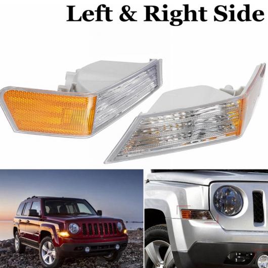 フロント LED コーナー ライト ランプ ターンシグナルライト NO バルブ 適用: ジープ/JEEP パトリオット 2007-2014 68004181AC 68004180AC AL-PP-8521 AL Car parts