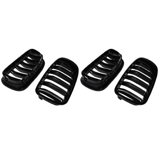 2ピース グリル 光沢ブラック スポーツ 適用: BMW F10 F18 F02 F11 M5 10-15 デュアル スラット AL-PP-8586 AL Car parts