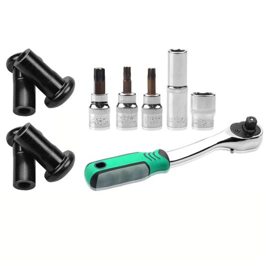 ハード トップ ドア リムーバル トルクセット 82214166AB 68361574AB＋ドア ヒンジ ナット 適用: ジープ/JEEP ラングラー JK JKU JL JLU 2007-2021 ブラック シルバー AL-PP-8742 AL Car parts