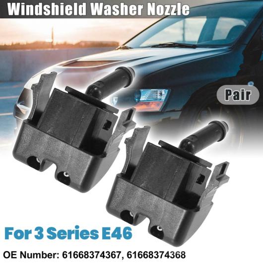 フロント シールド ウォッシャー スプレー ノズル ジェット 適用: BMW 3シリーズ E46 タイプ1 AL-PP-8783 AL Car parts