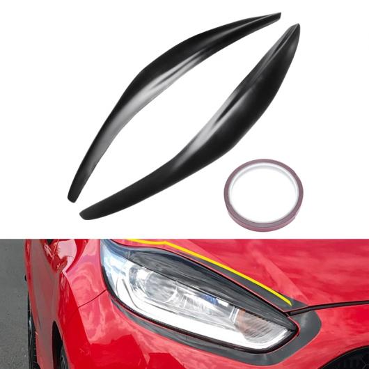 ヘッドライト アイブロー カバー トリム ヘッド ライト ランプ ステッカー 適用: フォード/FORD フィエスタ MK7 MK7.5 2012-2017 AL-PP-9612 AL Exterior parts cars