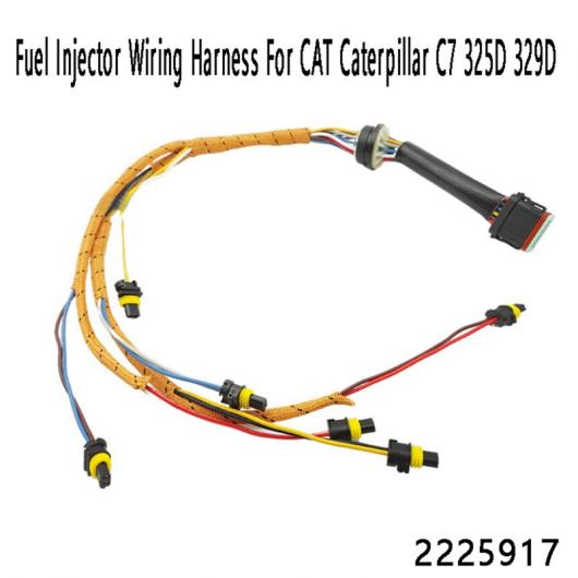 フューエル インジェクター 配線 ハーネス C7 掘削機 ハーネス 222-5917 2225917 適用: キャタピラー CAT 325D 329D タイプ001 AL-QQ-1367 AL Car parts