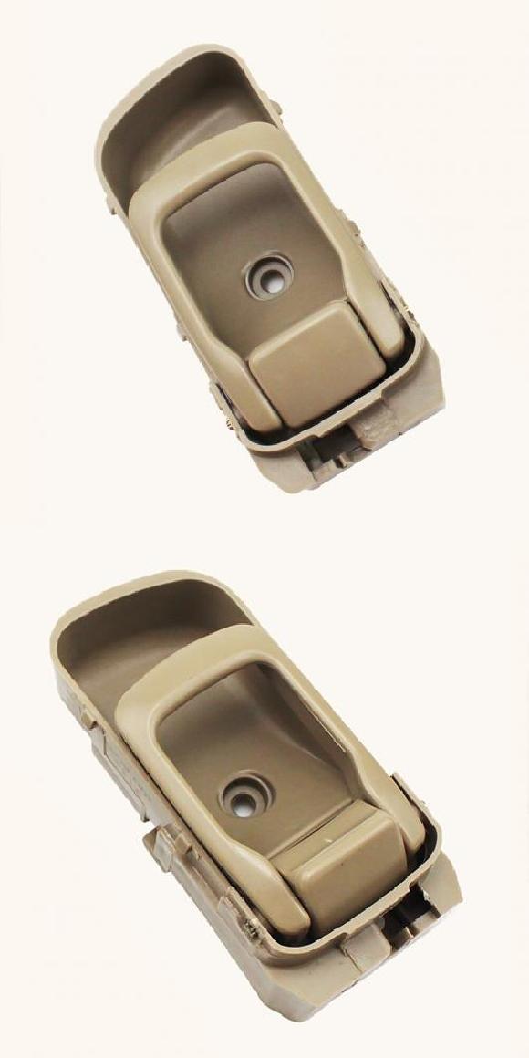 ベージュ カバー インナー ドア ハンドル フレーム ベゼル 適用: 日産 ナバラ D22 ピックアップ 1997-2012 左 ドア ハンドル・右 ドア ハンドル AL-QQ-3062 AL Interior parts for cars